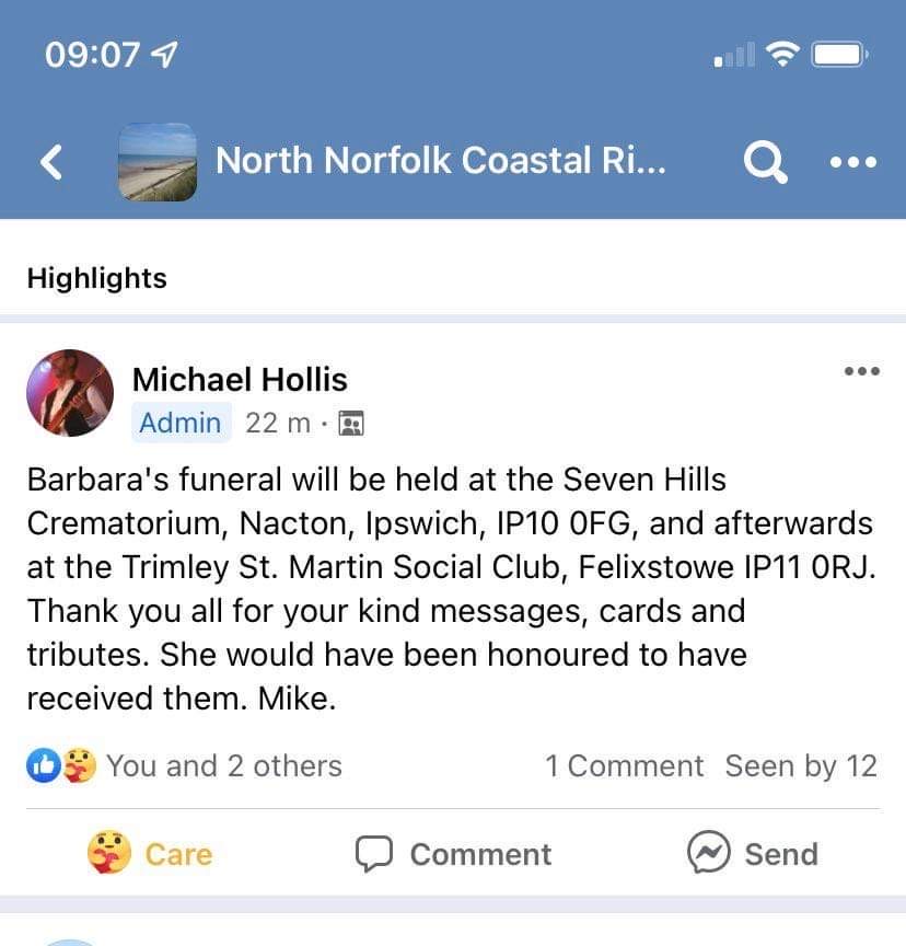 funeral details